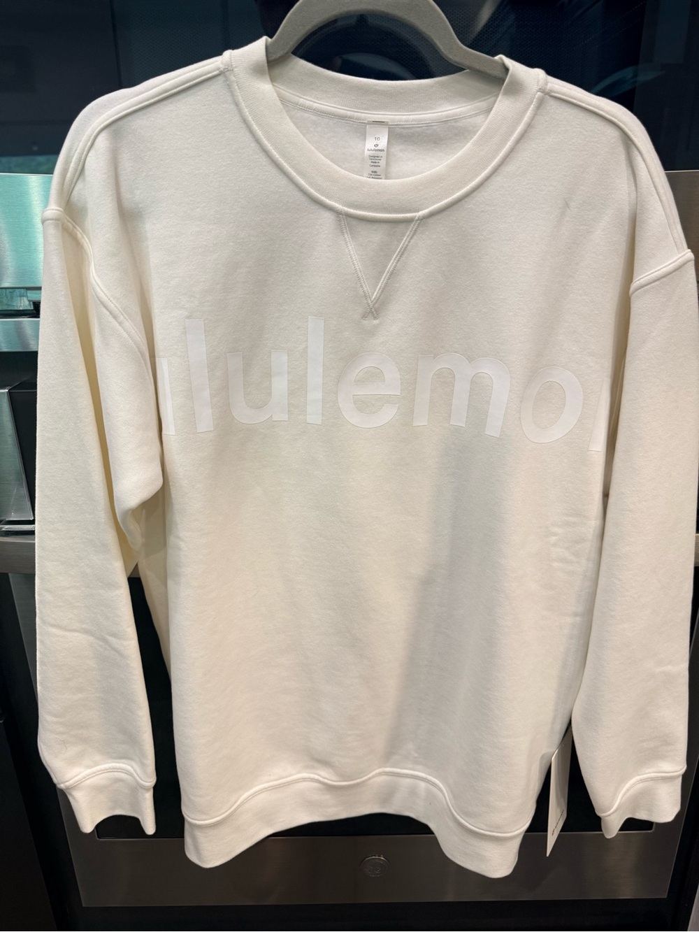 lululemon athletica Women’s Cream Off-White Crewneck Sweatshirt